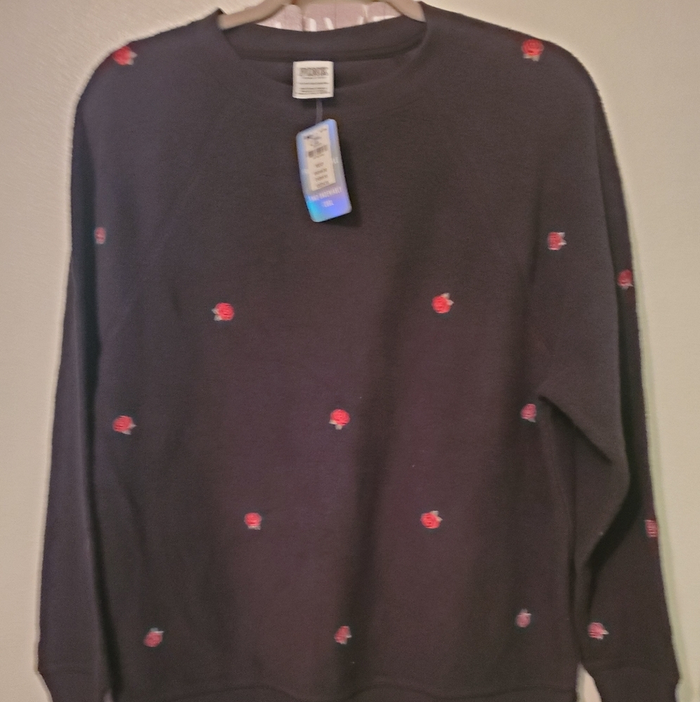 VS pink sweater- dark gray